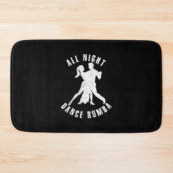 Item preview, White silhouette of a couple dancing rumba designed and sold by HarridanCreates.