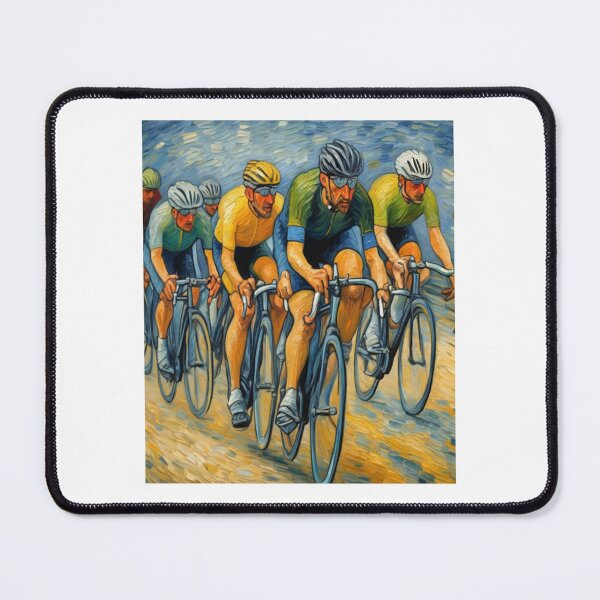 Item preview, "Thrilling Cycling Race: Pedaling Towards Victory" designed and sold by Artisticanvas.
