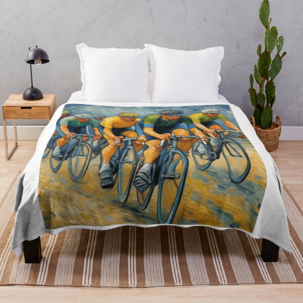 Item preview, "Thrilling Cycling Race: Pedaling Towards Victory" designed and sold by Artisticanvas.