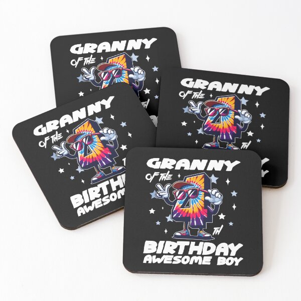 Item preview, Granny Of The Birthday Boy Awesome Tie designed and sold by Jungle Hub.