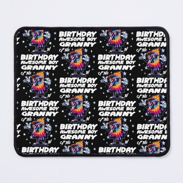 Item preview, Granny Of The Birthday Boy Awesome Tie designed and sold by Jungle Hub.