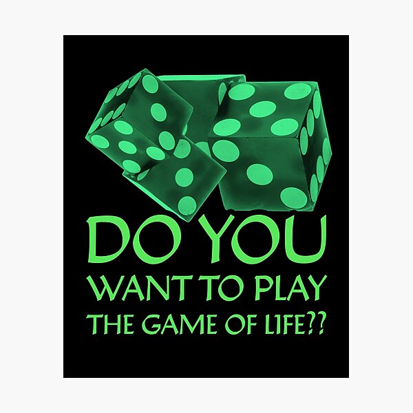 Item preview, DO YOU WANT TO PLAY THE GAME OF LIFE?? designed and sold by stickersrafisa.