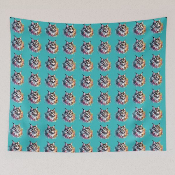 Item preview, A beautiful colorful cat designed and sold by Marcoshop10.