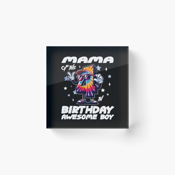 Item preview, Mama Of The Birthday Boy Awesome Tie Dye designed and sold by Jungle Hub.