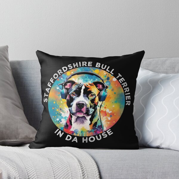 Item preview, STAFFY IN DA HOUSE WHITE designed and sold by Marni Scofidio Desi9ns.