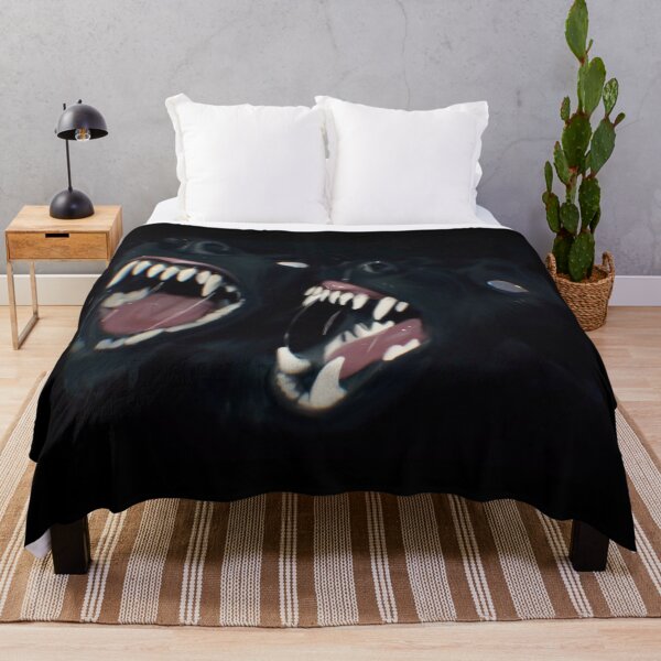 Item preview, Snarling dark wolves designed and sold by paintingflames.