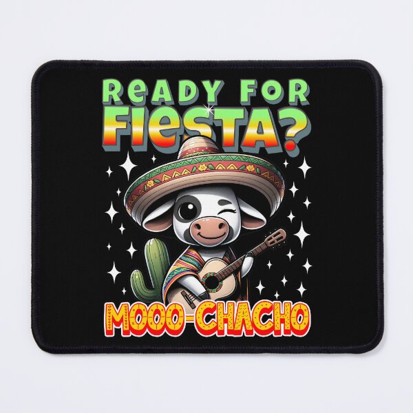 Item preview, Fiesta Shirt with funny cow pun - Mooo-chacho designed and sold by SpecialtiesShop.