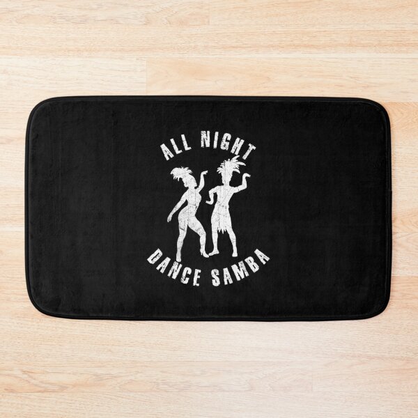 Item preview, White silhouette of a couple dancing samba designed and sold by HarridanCreates.