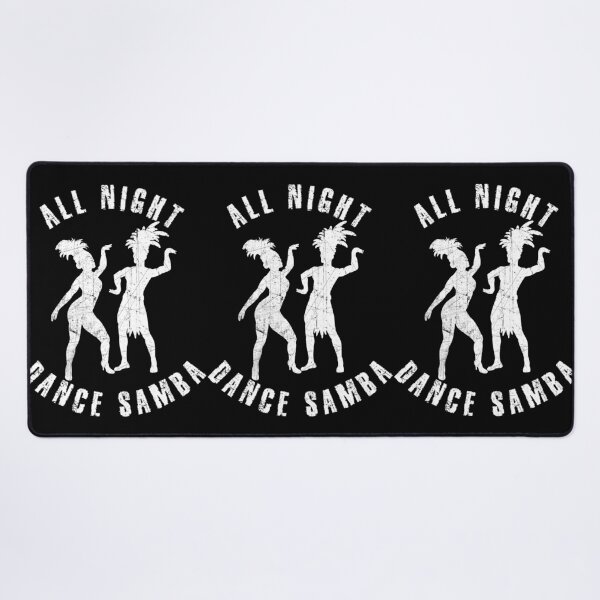 Item preview, White silhouette of a couple dancing samba designed and sold by HarridanCreates.