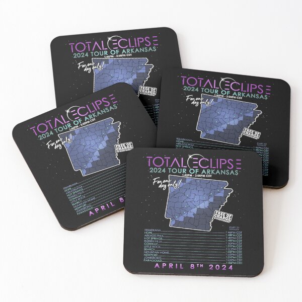 Item preview, Total Solar Eclipse 2024 Tour of Arkansas designed and sold by Nerd Shizzle.