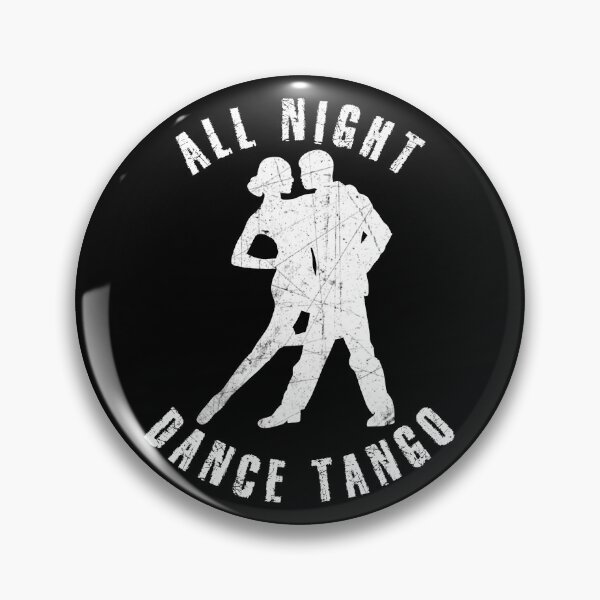 Item preview, White silhouette of a couple dancing tango designed and sold by HarridanCreates.