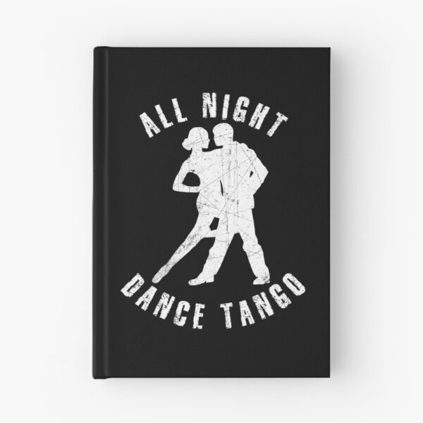 Item preview, White silhouette of a couple dancing tango designed and sold by HarridanCreates.