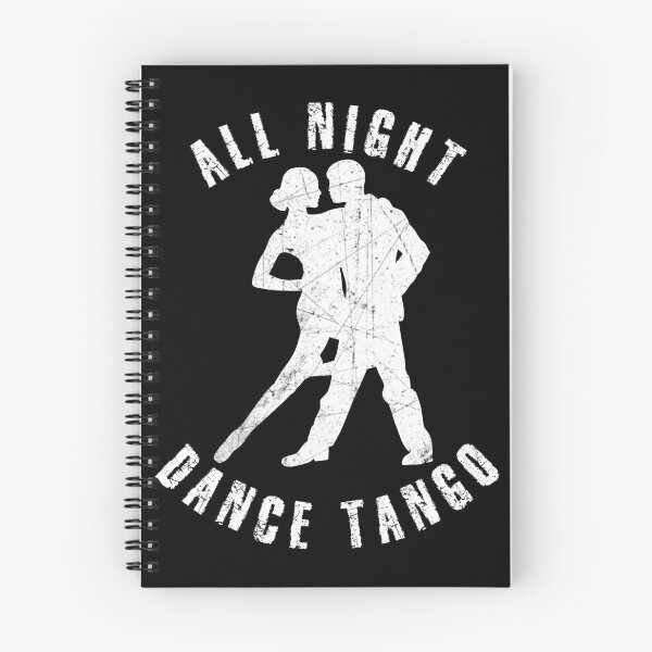 Item preview, White silhouette of a couple dancing tango designed and sold by HarridanCreates.