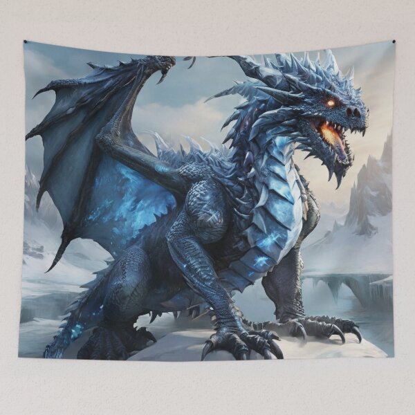 Item preview, Frostfire Wanderer: Guardian of Frozen Realms designed and sold by MysticFable.
