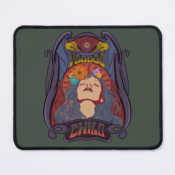 Item preview, Pyschedelic vintage 60s hippie design - Voodoo child designed and sold by LifeislikebuePixels.