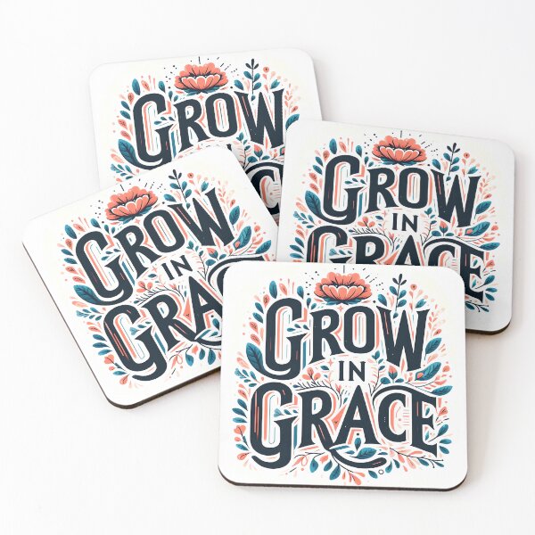 Item preview, Grow in Grace, typography designed and sold by maxmaj.