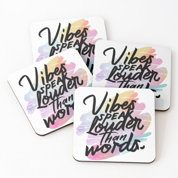 Item preview, Vibes speak louder than words  designed and sold by CoolAR.
