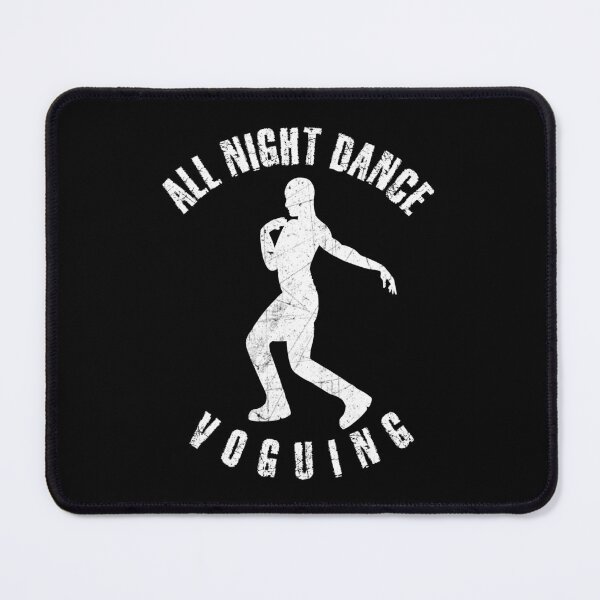 Item preview, White silhouette of a man dancing voguing designed and sold by HarridanCreates.