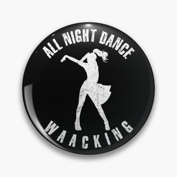Item preview, White silhouette of a woman dancing waacking designed and sold by HarridanCreates.