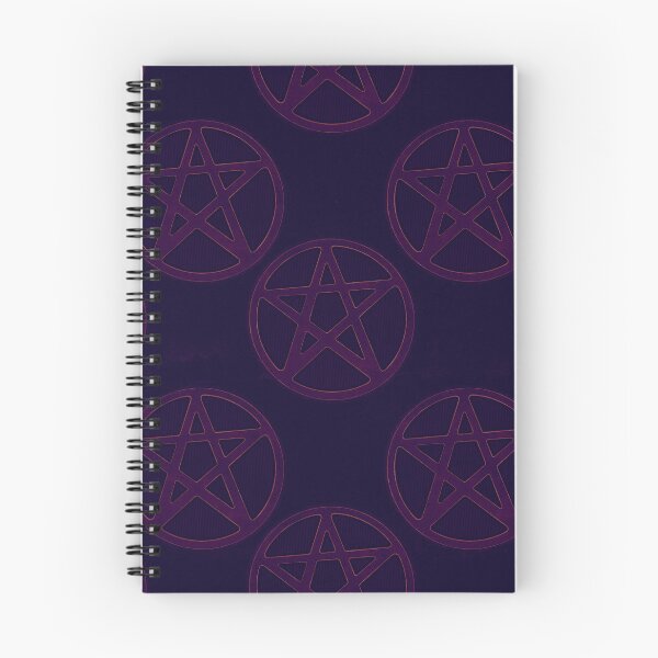 Item preview, Purple and Hot Pink Stone Pentagrams designed and sold by stickypixie.