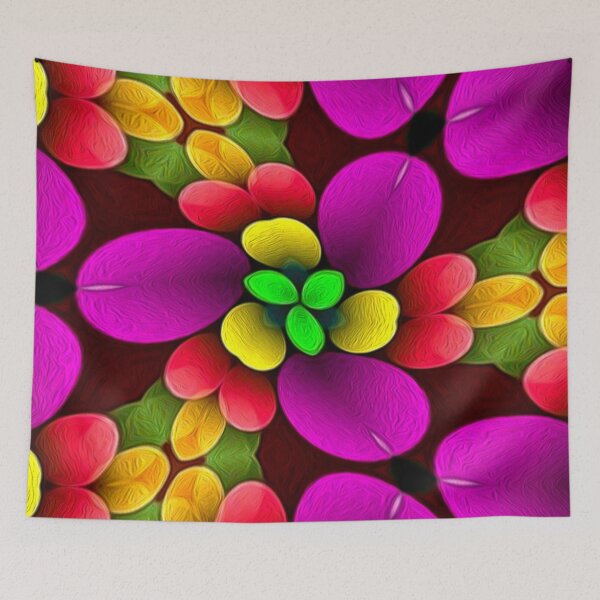 Item preview, Pink Bubble Flowers designed and sold by Patternflower.