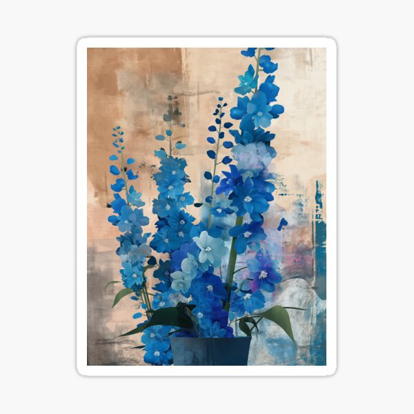 Item preview, Delphinium Flowers designed and sold by lupesparx.