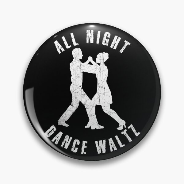 Item preview, White silhouette of a couple dancing waltz designed and sold by HarridanCreates.