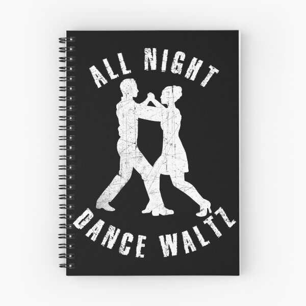 Item preview, White silhouette of a couple dancing waltz designed and sold by HarridanCreates.