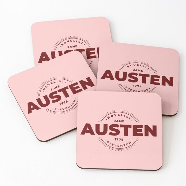 Item preview, JANE AUSTEN (Fan Shield) Austen Pink designed and sold by frikybomb.