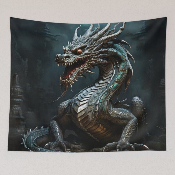 Item preview, Indian Dragon (Naga): Guardian of Mystical Realms designed and sold by MysticFable.