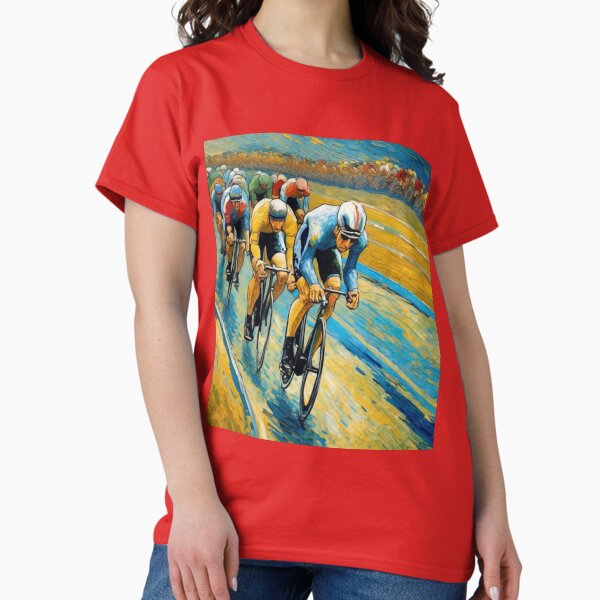 Item preview, "Thrilling Track Cycling Race: Speeding to Victory" designed and sold by Artisticanvas.