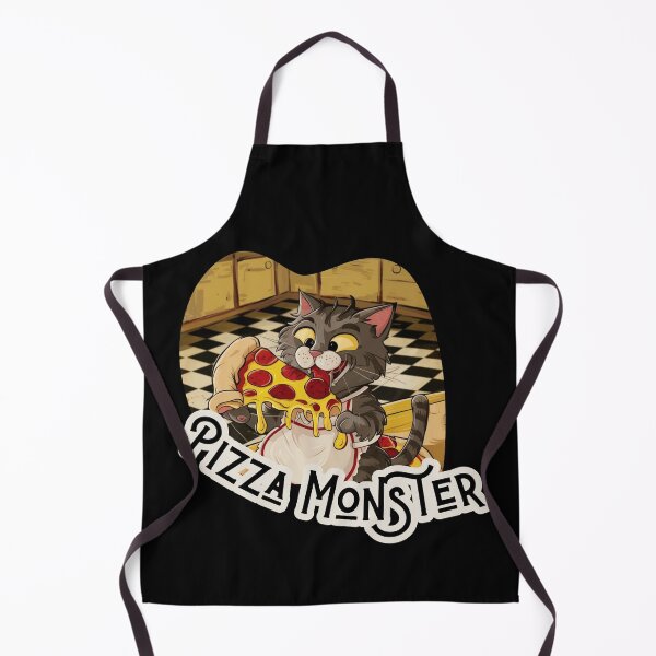 Item preview, Pizza Monster Cat designed and sold by Psycho-Crazy.