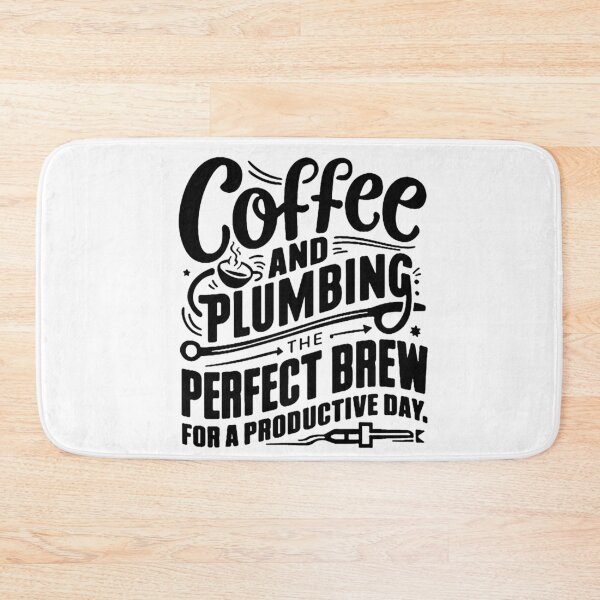 Item preview, Coffee and plumbing: The perfect brew for a productive day Plumber Birthday designed and sold by DomTeesHaven.