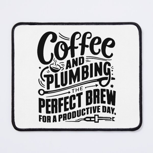 Item preview, Coffee and plumbing: The perfect brew for a productive day Plumber Birthday designed and sold by DomTeesHaven.