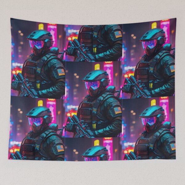 Item preview, Cyberpunk Soldier designed and sold by RaF71PrO.