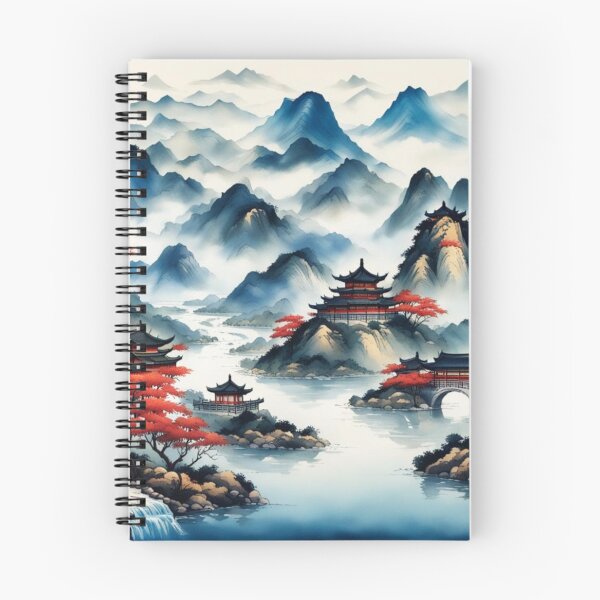 Item preview, China mountain village and river designed and sold by JackFreestone.
