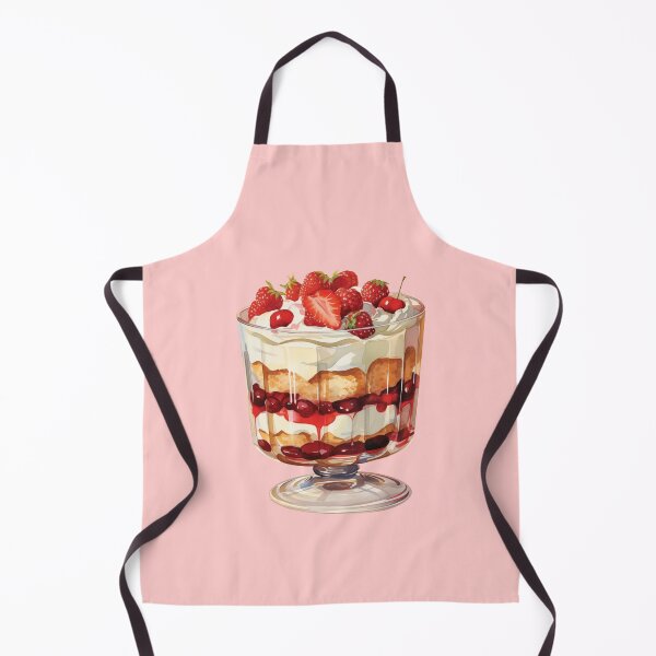 Item preview, Fresh Strawberries, Raspberries and Cherries English Trifle designed and sold by Alicia Chee.