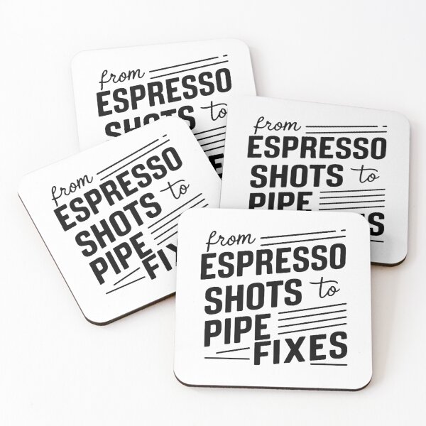 Item preview, From espresso shots to pipe fixes Plumber Birthday designed and sold by DomTeesHaven.