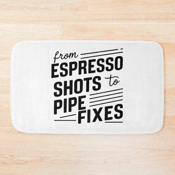 Item preview, From espresso shots to pipe fixes Plumber Birthday designed and sold by DomTeesHaven.
