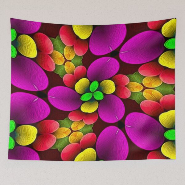 Item preview, Pink Bubble Flowers designed and sold by Patternflower.