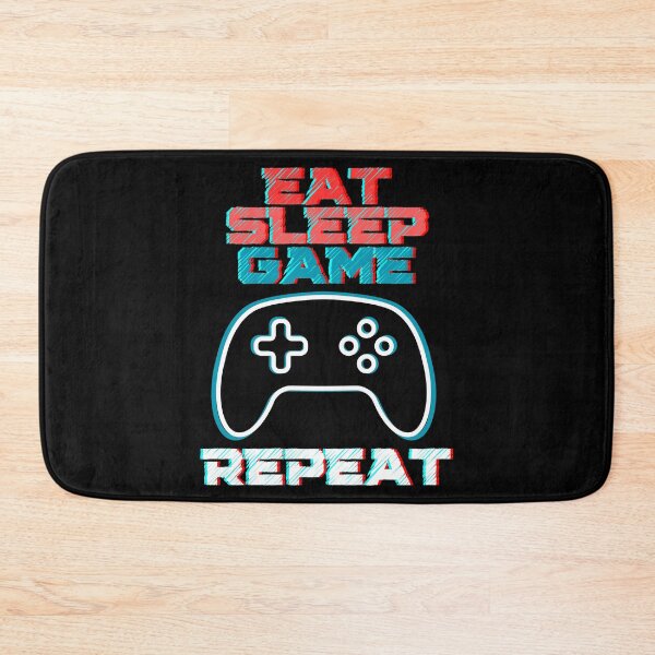 Item preview, Eat sleep game repeat designed and sold by sekrecja.
