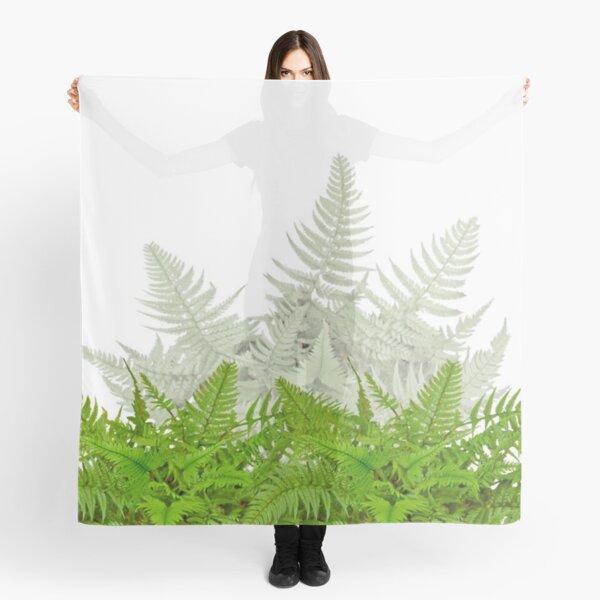 Item preview,  GREEN & GREY ABSTRACT WOODLAND FERNS  designed and sold by sharlesart.