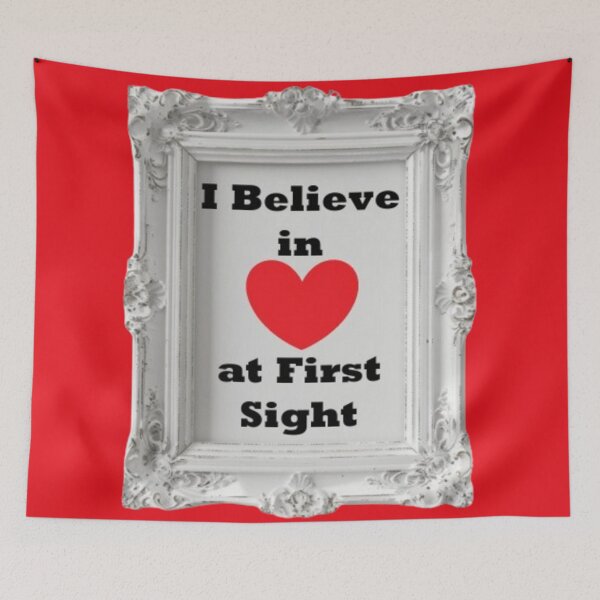 Item preview, Love at First Sight quote designed and sold by BartHugoKnight.