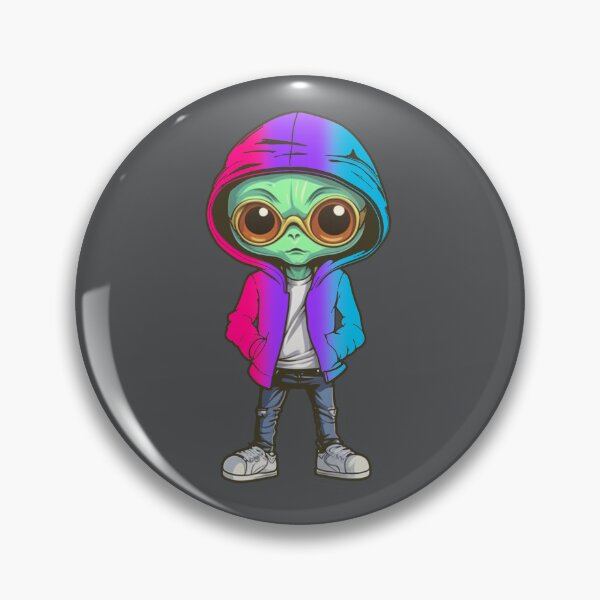 Item preview, Androgynous Pride Flag Alien, Subtle Androgynous Pride Design designed and sold by Travelslightly.