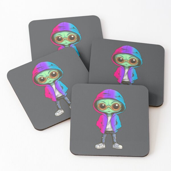 Item preview, Androgynous Pride Flag Alien, Subtle Androgynous Pride Design designed and sold by Travelslightly.