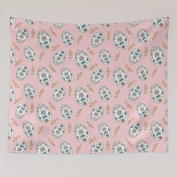 Item preview, Floral Easter Egg Pattern designed and sold by papierquarell.