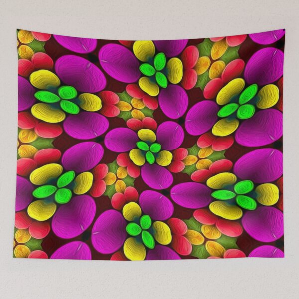 Item preview, Pink Bubble Flowers designed and sold by Patternflower.