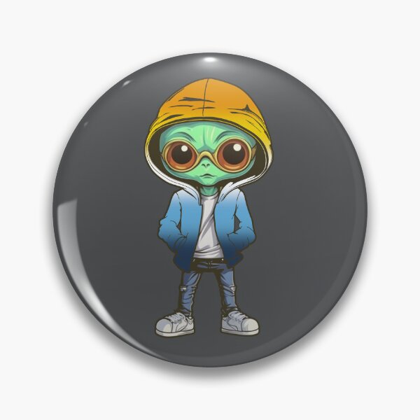 Item preview, AroAce  Pride Flag Alien, Subtle Aromantic Asexual Pride Design designed and sold by Travelslightly.