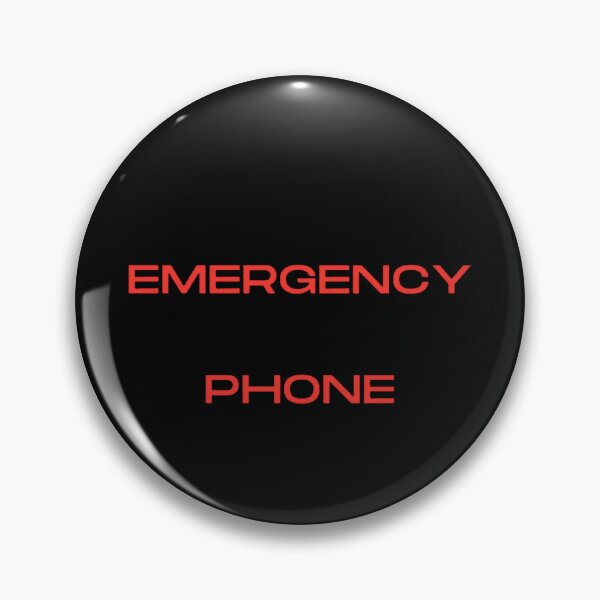 Item preview, Red Alert: The Essential Role of Emergency Phones" designed and sold by ArtComixHaven.