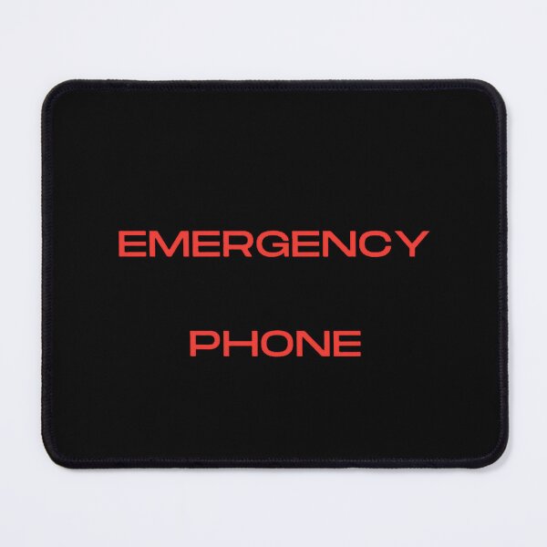 Item preview, Red Alert: The Essential Role of Emergency Phones" designed and sold by ArtComixHaven.